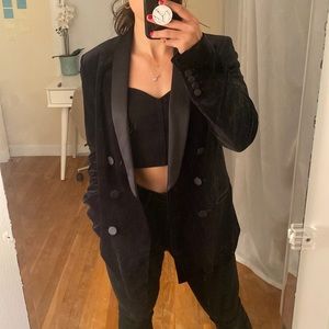 Express Velvet Blazer